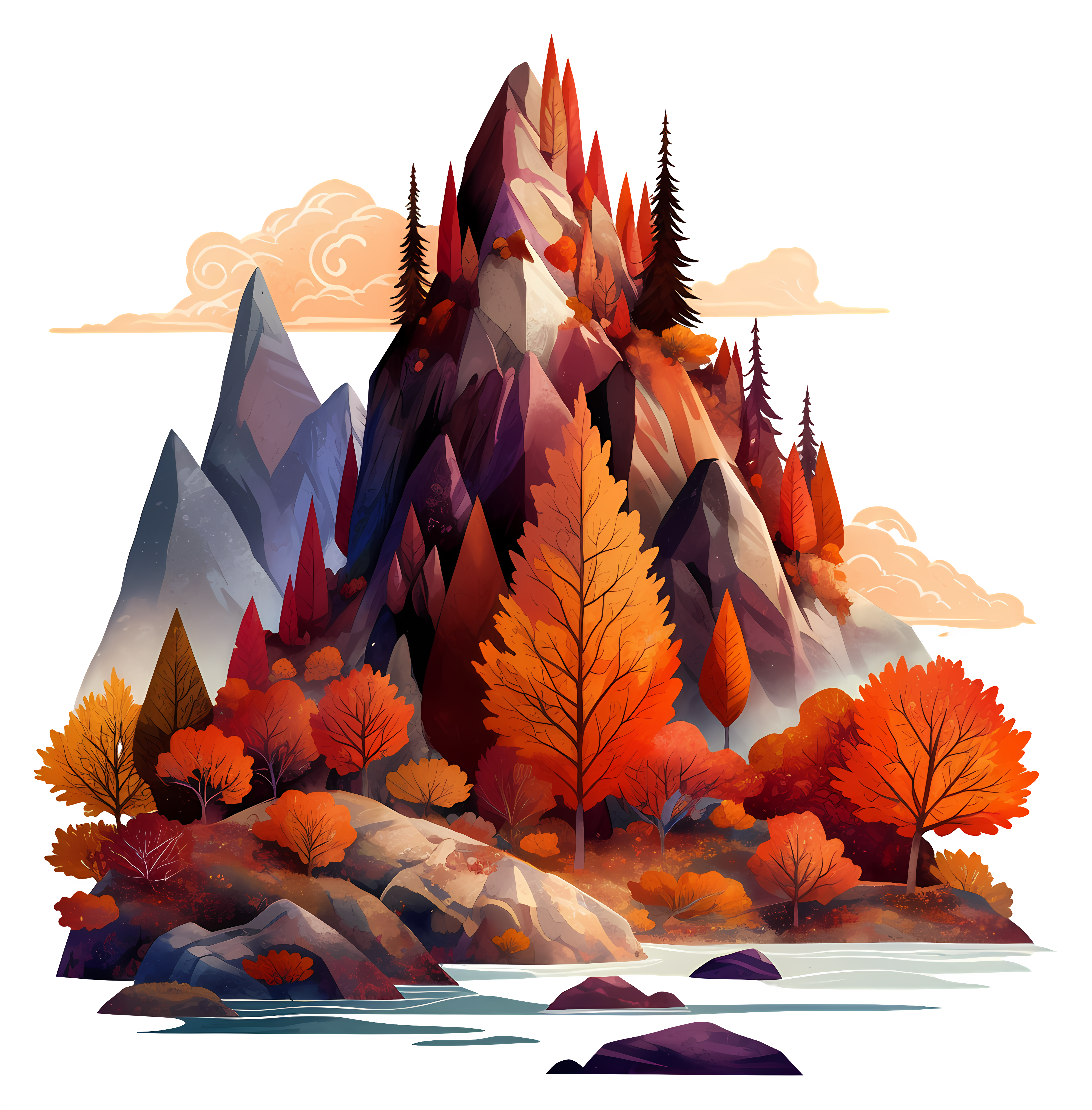 Una imagen de una montaña